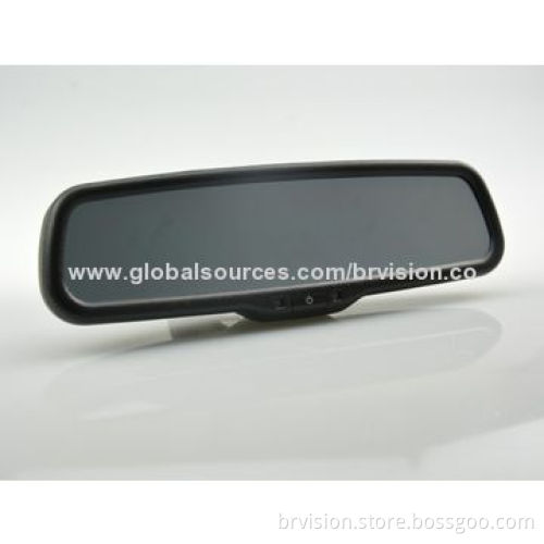 4.3-inch Rear-view Mirror Monitor with Original Bracket, Digital High-resolution, One Video Input